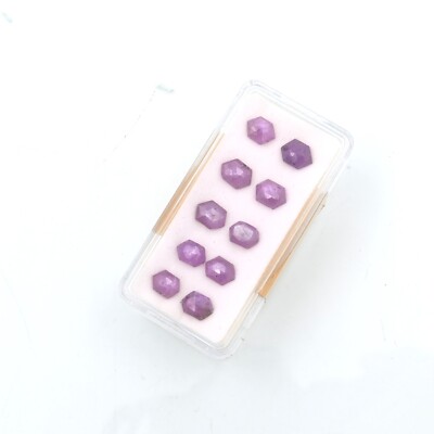 Star Ruby Rose Cut Wholesale Handmade Loose Gemstone 4.5x6.5-5x7 MM 10 Pcs