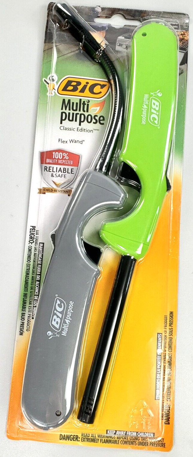 Bic Flex Wand & Classic Multi-purpose Long Bic Lighter