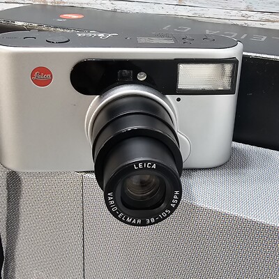 Leica C1 Vario Elmar 38-105m Point Shoot 35mm Film Camera Leather