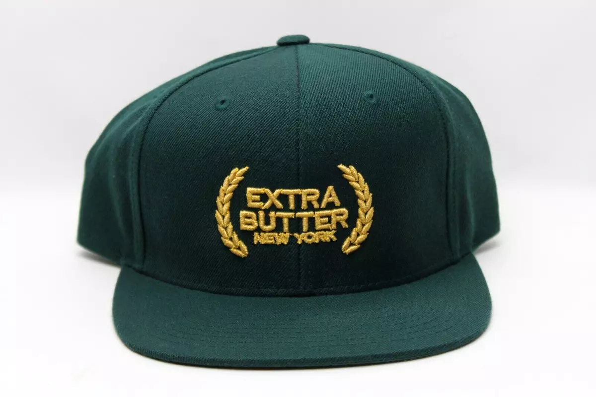 EXTRA BUTTER ~OFFICIAL SELECTION~ LOGO HAT ~GREEN~ noah/nyc/kith