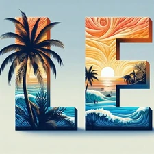 Digital image painting wallpaper background desktop LE AI art