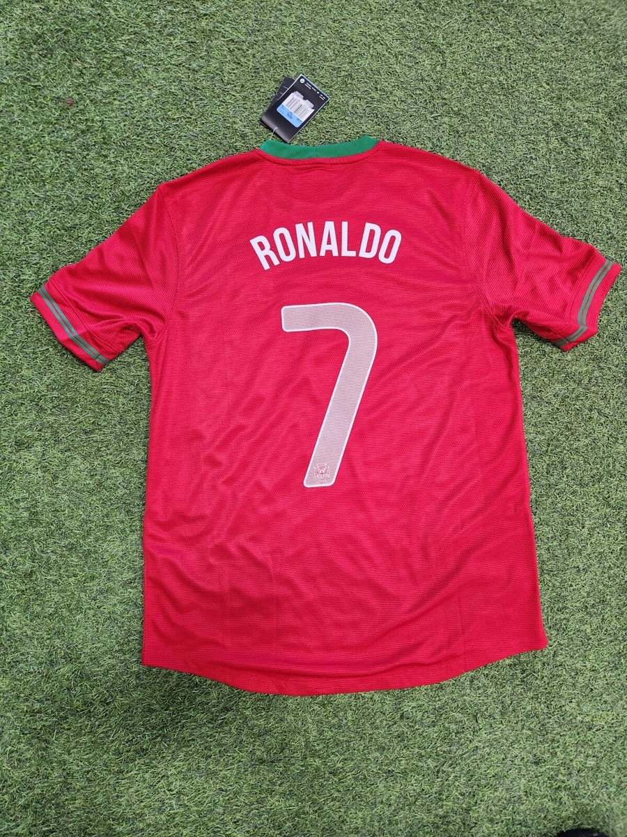 Nike Portugal Home 12/13 Men's Short Sleeve Ronaldo #7 CR7 Jersey