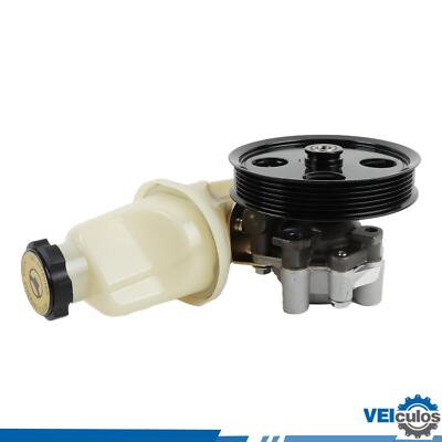 For 2000-2004 Dodge Durango Dakota 4.7L Power Steering Pump w Pulley & Reservoir