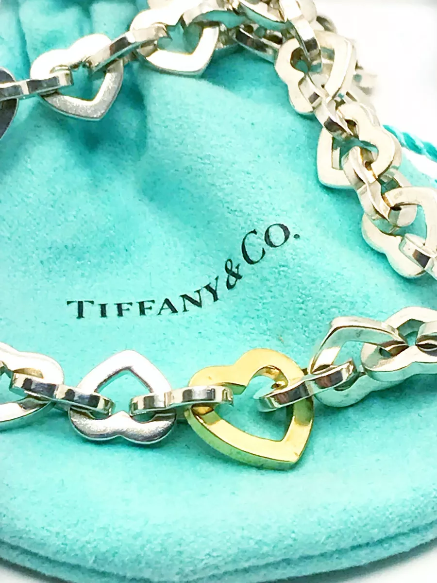 Tiffany interlocking heart necklace deals