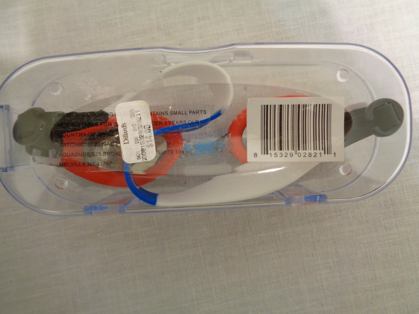 New with case Aqua2ude Swim Goggles Super Anti-Fog boy or girl U-PICK