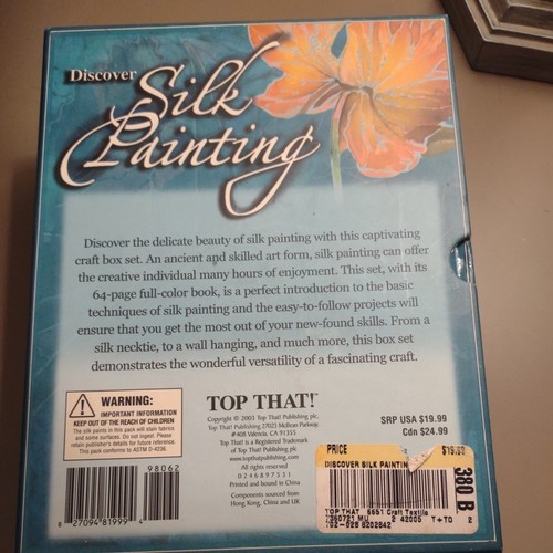 Discover Silk Painting Includes 64 Page Book. KED - Imagen 9 de 11
