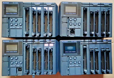 KEYENCE CORP KV-1000+KV-C64XC&TC PLC CPU MODULES | eBay