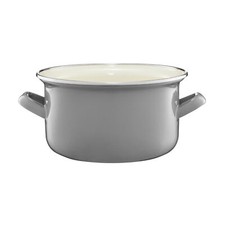 Kochtopf emailliert 20 cm 3,6 l grau EMALIA OLKUSZ