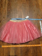 Disney Minnie Mouse Pink  Gold Glitter Skirt Tutu Sz 4T Dress Up