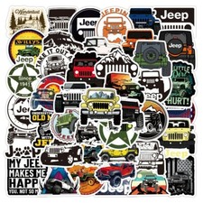 Jeep 4x4 Sticker - 50 Pcs