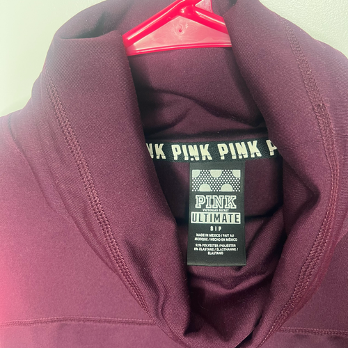 Victoria's Secret Pink Small Tri-Color Sweatshirt with Finger Holes -Neck Gaiter - Picture 5 of 8