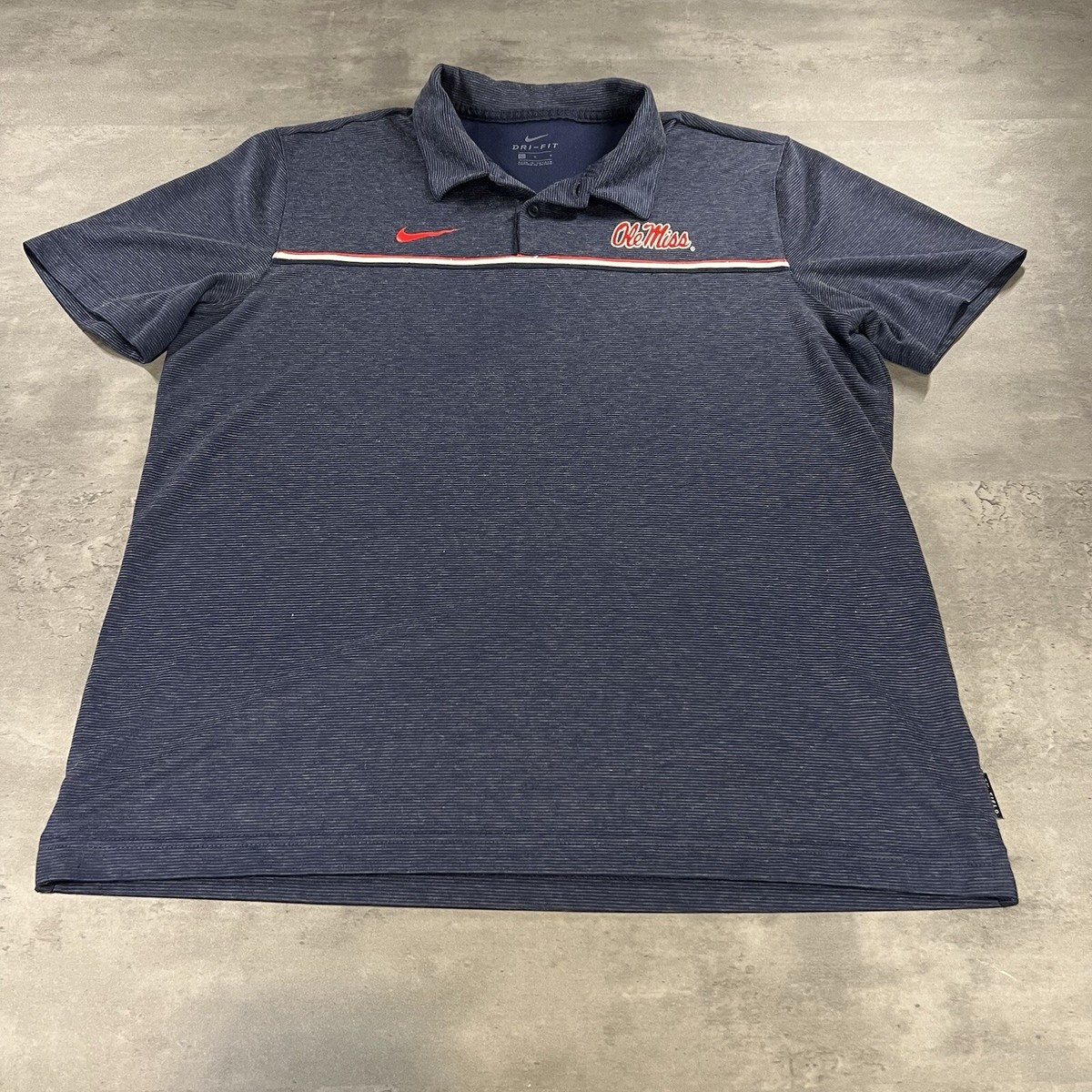 ole miss dri fit polo