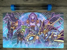 Ygomat Shaddoll Trading Card Game OCG Playmat TCG Duel Mat Free Best Tube / Bag