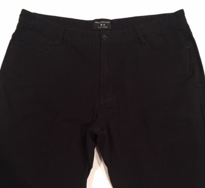 EUC Mens Match Stick Jeans Size XXL/36'' Waist 29'' Inseam Zipper Fly Black Cotton