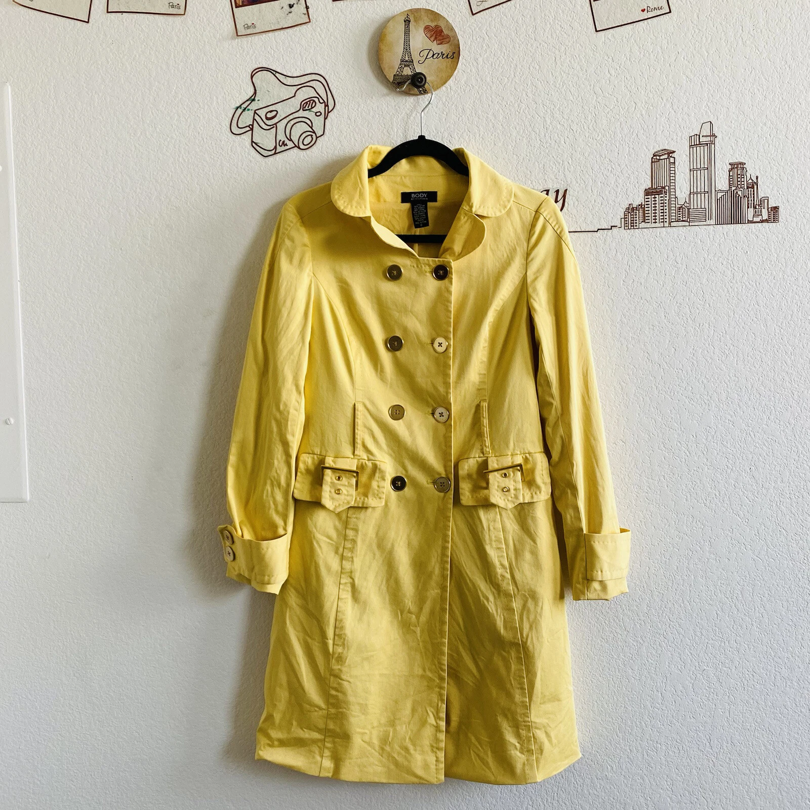 UNDERCOVER Cappotto doppio bottoni giallo Victoria's Secret 0