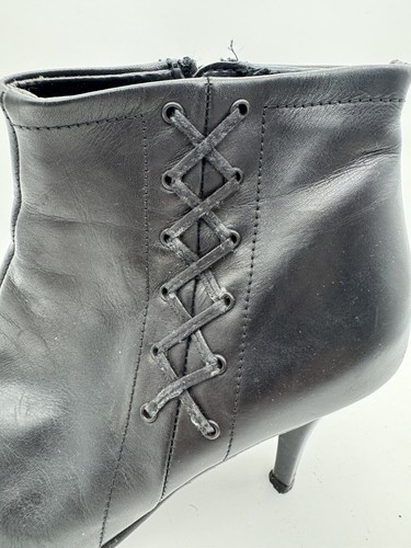 Botines Principles de cuero negro talla 4 37 - Imagen 3 de 9