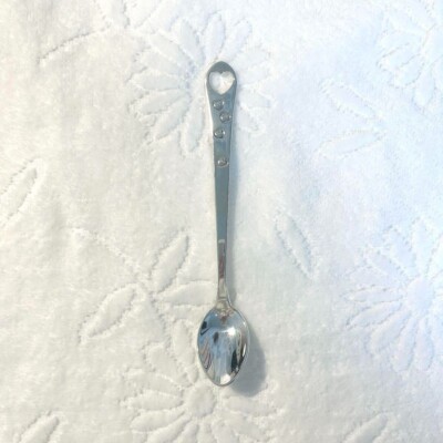 Tiffany&Co. Open Heart Baby Spoon SV925 with Box | eBay