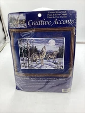 Dimensions Creative Accents Cross Stitch Kit Wild Call in Winter 2001 NEW #7938