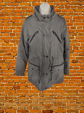 Womens Esmara Size Uk 10 Taupe Brown Light Quilted Parka Jacket Coat Casualwear