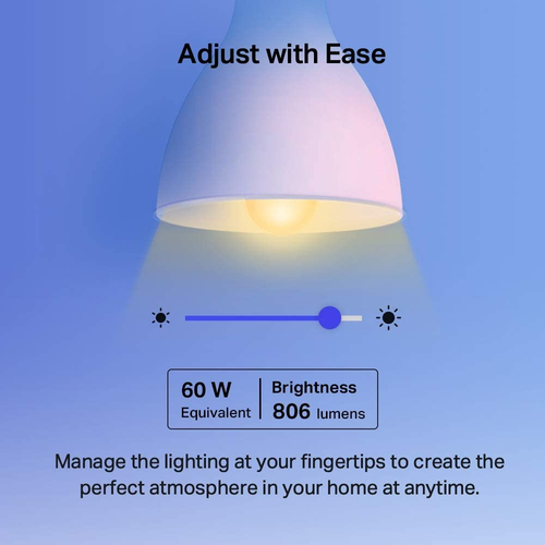 tapo Smart Wi-Fi Light Bulb Multicolour E27 60W Equivalent Preset Schedule - Picture 3 of 12