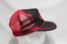 Vintage Empire Bucket Hat Snapback Cap Men Black Red Three Stripe 3 Made in USA