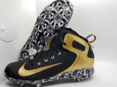 NIKE AIR HUARACHE ELITE BASEBALL CLEATS BLACK HISTORY MONTH BHM SAMPLE SIZE 11.5 | eBay