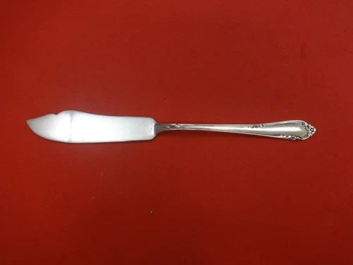 Dancing Flowers by Reed and Barton Sterling Silver Master Butter FH 7 1/4"