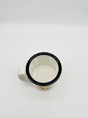 1692 Hexenstadt Salem MA Keramik Kaffeetasse schwer gesprenkelt Becher 12 Unzen schwarze Katze - Bild 5 von 6