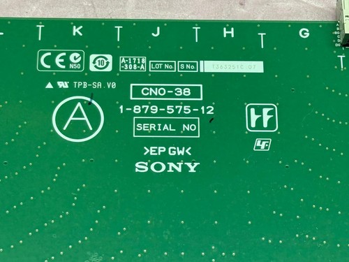 Sony CNO-38 1879-575-12 Interface Board for MVS-7000X - Picture 3 of 3