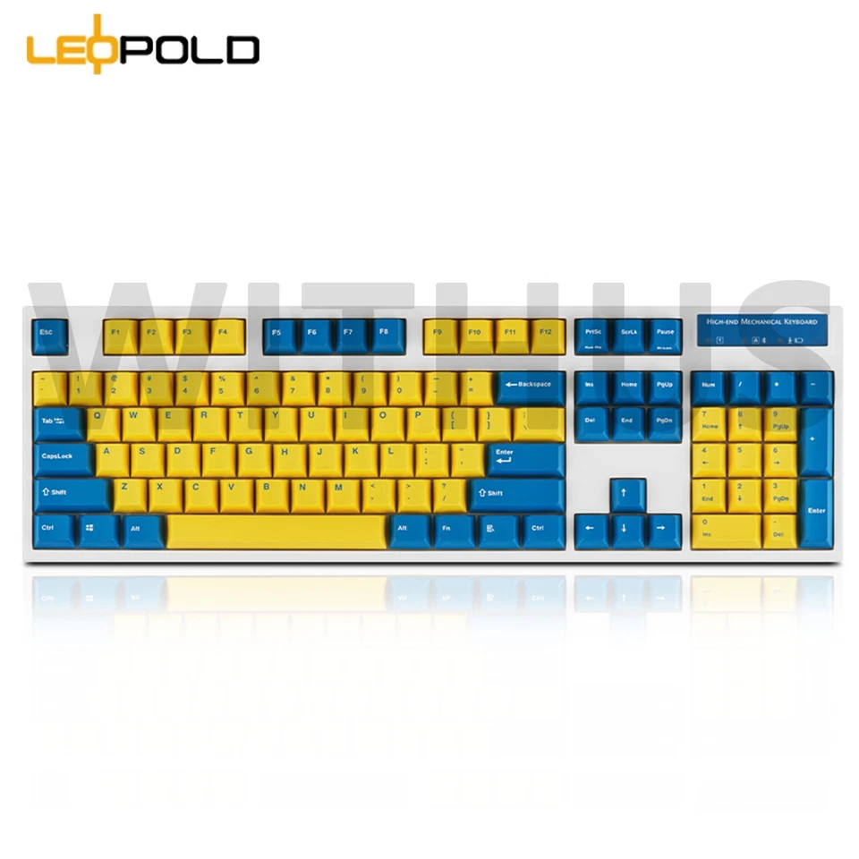 Leopold FC900RBT High-End Mechanical Bluetooth Keyboard SWEDISH White/45g-Red - Image 3 of 4