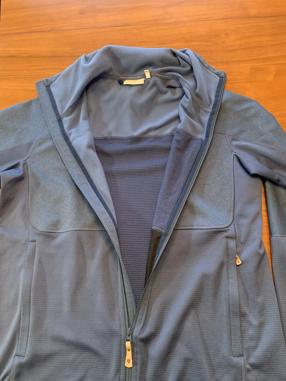 fjallraven full zip abisko trail fleece hooded hiking jacket