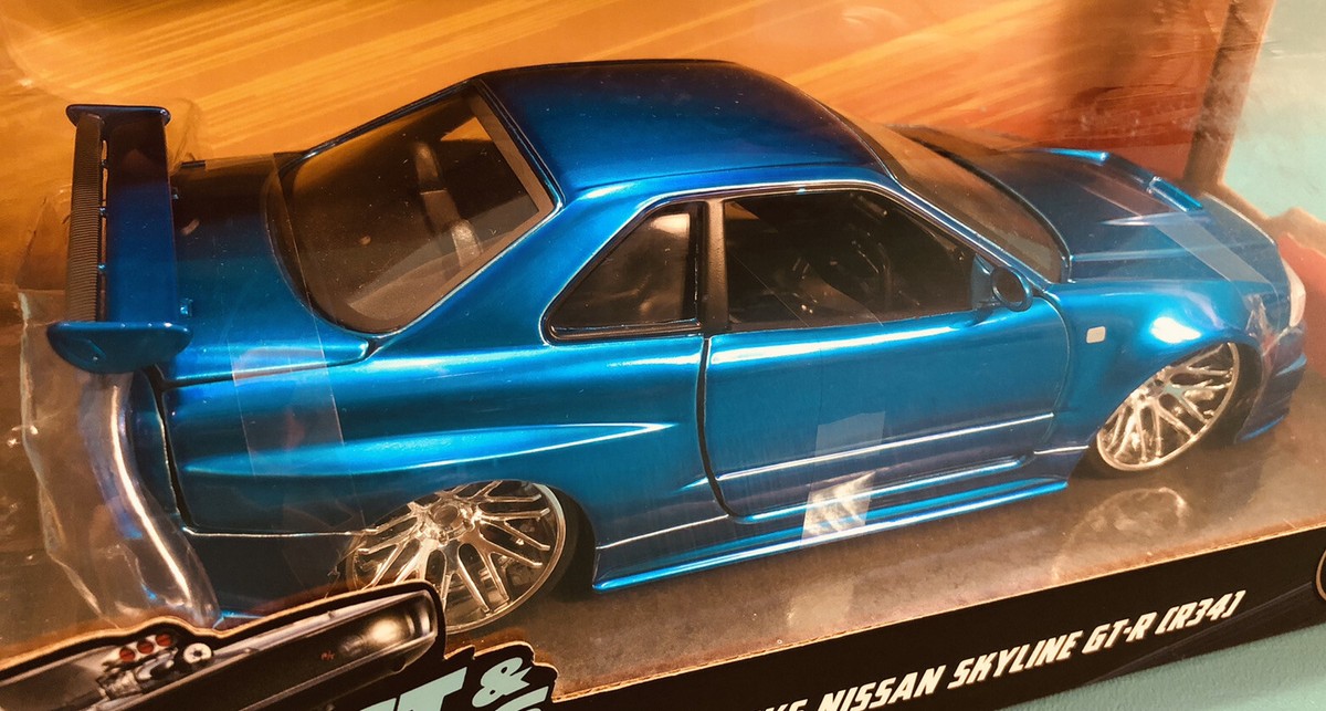 JADA FAST&FURIOUS GT-R 2台 2023 Jada Fast & Furious: Brian's Nissan Skyline GT-R R34