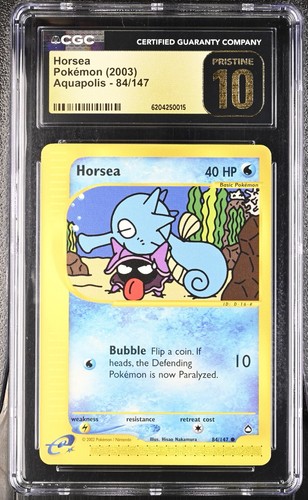 Horsea graded CGC 10 for sale on eBay