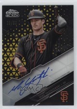 2020 Topps Chrome Black Gold Refractor /50 Mike Yastrzemski #CBA-MY Auto 6e7