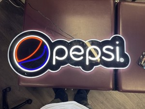 Pepsi LED Sign horizontal man cave  business sign 30”,x12”