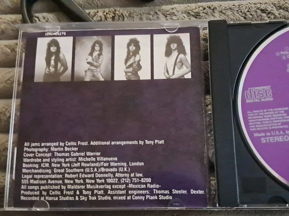 Celtic Frost  Cold Lake  CD 1988 Noise International  USA  13 Tracks OOP Free Sh - image 2 of 4