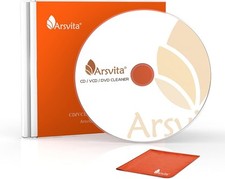 Arsvita CD Laser Lens Cleaner Disc Cleaning Set for CD/VCD/DVD Player, Safe...