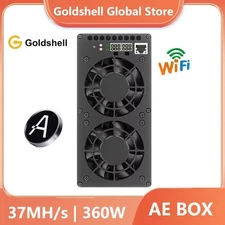 Goldshell AE BOX 37Mh/s 360W – ALEO Miner Input 110~240V