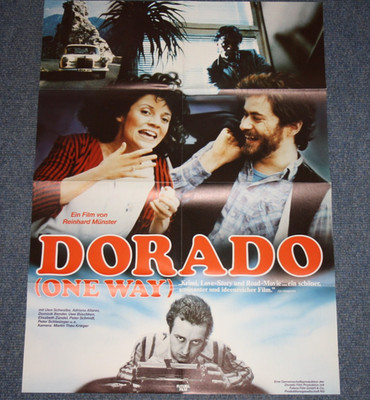 Filmposter A1 DORADO One Way (1984 Uwe Schwalbe Adriana Altaras Reinhard Münster