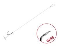 Delphin Vorfach FLR Quickstop 6 Stk 8Cm 0,25Mm Barb #8