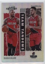 2020-21 Panini Contenders Optic Team Tandems Damian Lillard CJ McCollum #8 0s07