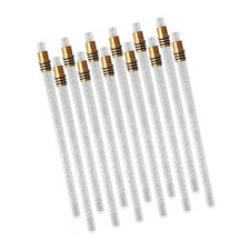 10x Wine Bottle Torch Wicks Kit Fiberglass Replacement Wicks With Brass Torc NEW