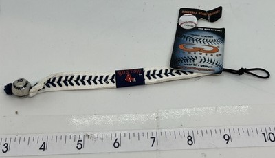 MLB Official Baseball Gamewear Boston Red Sox Ball Seam Bracelet White Blue