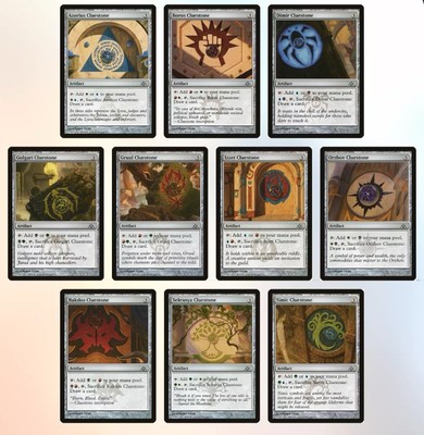 10x CLUESTONES Full Set of 2-Color Mana Rocks Commander EDH MTG Magic