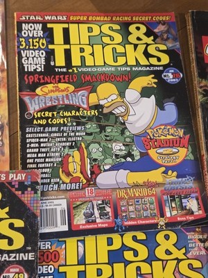 Lot Of 9 Magazines Tips And Tricks Playstation Games Mags Code Books