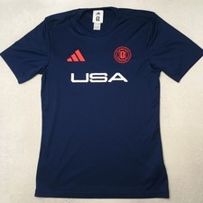 Adidas USA Soccer Shirt Mens Small Navy Blue FIFA 26 World Cup USMNT Jersey