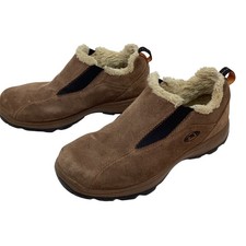 Sorel Icefall Slip On Suede Ankle Boots Womens 7 Brown