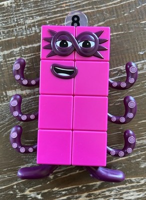 Hand2mind Numberblocks Friends Number Eight #8 Figure Alphablocks 2023 Octoblock