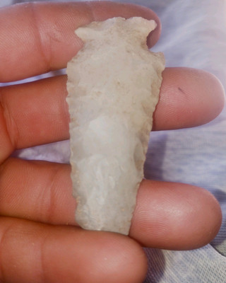 Native American US Handmade Pre-1600 Stone Arrowhead Projectile Point Artifact