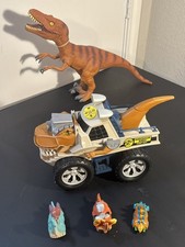 Jurassic Dinosaur Toy Lot Velociraptor 20  Adventure Force Lights Sound Cars